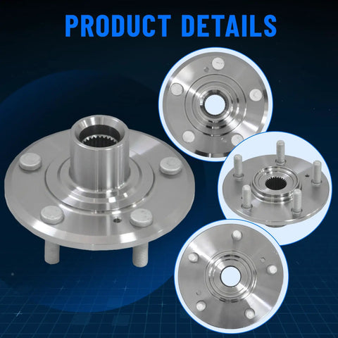 Pair Front Wheel Hub Assembly 44600-S47-000 For Honda CR-V 1997-2001 And Prelude 1997-2001 Front Left And Right Hubs OE Quality
