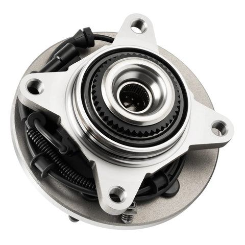 Front view of Front Wheel Bearing Hub Assembly For 2004 2005 4WD 6 Lug With ABS Sensor Fits Heritage 2004 4x4 Models Ready To Install