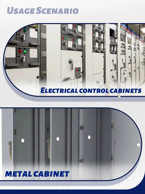 Electrical and metal cabinets for Hydraulic Knockout Punch Kit for Electrical Conduit Hole Cutting usage scenario