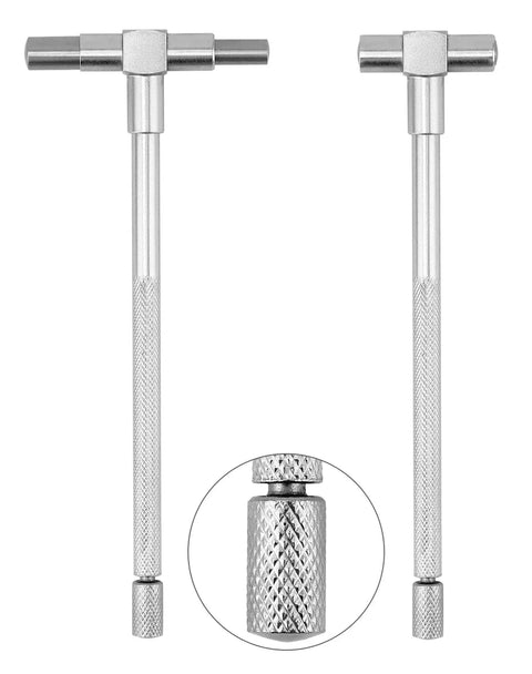 Stainless Steel Pro Grade Telescoping Bore Gauge Set For Precise Hole Readings From 1/8 To 1/2 Inch And 5/16 To 6 Inch 6 Piece