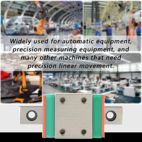 Miniature Linear Slider LWL7B Metal Linear Motion Rail 7mm Wide With 40mm Slide Block in industrial equipment setting