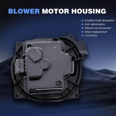 Brushless HVAC Blower Motor Assembly Replacement For Freightliner And Volvo Trucks Front Side
