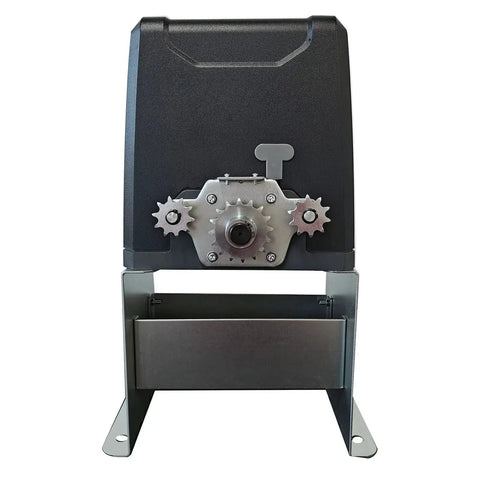 Front view of Sliding Gate Opener Kit With Two Remotes And Infrared Photocell Sensor For Driveway Gates Up To 40 Feet Long