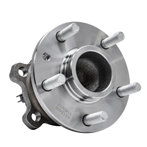 Rear Wheel Bearing Hub Assembly For Ford Escape 2013 2019 C Max 2013 2018 Lincoln MKC 2015 2019 Replacement Wheel Bearing Hub Unit Direct Fit OEM Grade For Front Wheel Drive Vehicles Without Active Park Assist, 5-bolt front view