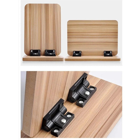 Black Plastic Adjustable Friction Positioning Torque Gate Hinge XK5112B 1 Pack installed on wood panels for gates and doors