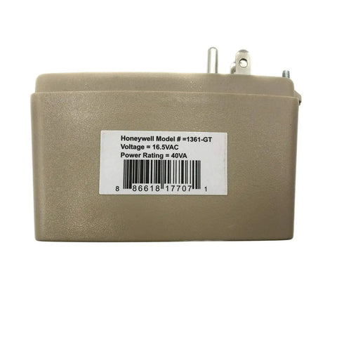 1361-GT Low Voltage Transformer 16.5V AC 40VA 2.4A Output Open Box Plug And Play Ready For HVAC Control Panels Replacement