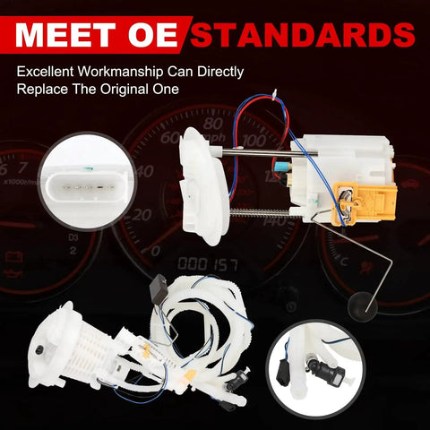 Electric Fuel Pump Module Assembly With Sending Unit For Left And Right Direct Fit Plug And Play