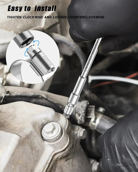 Heavy Duty 120Pc Hose Clamp Set With 304 Stainless Steel Worm Gear Drive Clamps used in automotive installation