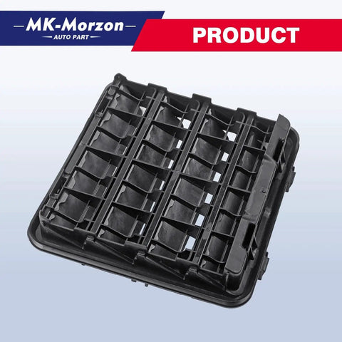 Body Side Cabin Vent Exhauster for Ram 1500 2500 3500 and Wrangler in black plastic, shown from top view