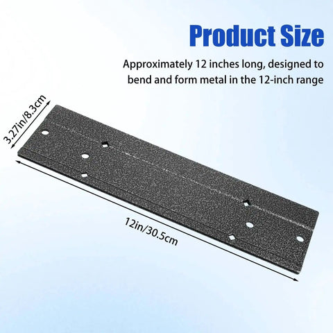 12 Inch Sheet Metal Bender With Dual Folding Depths 3/8 And 1 Inch, Handy Metal Folding Tool for precise measurements