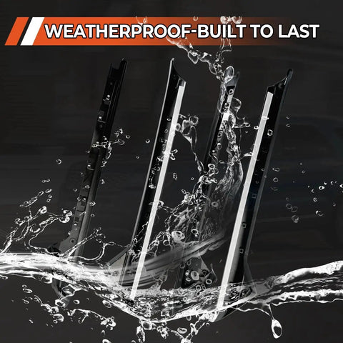 A Pillar Trim Molding Kit for Explorer 2011 2019 Left and Right Window Trim shown with water-resistant feature