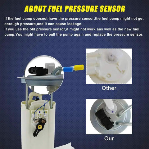 Comparison of Chevrolet Suburban 1500 Fuel Pump With Sending Unit for 2002 2003 2004 V8 5.3L Yukon XL 1500 Our vs Other