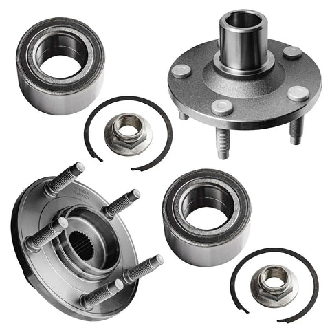 2 Front Wheel Bearing Hub Assemblies Kit For Ford Escape 2001 To 2012 Mazda Tribute 2001 To 2011 Mercury Mariner 2005 To 2011
