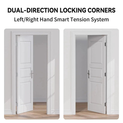 3 Pack Self Closing Door Hinges 4 Inch Spring Loaded For Garage Front Back Doors Left Or Right Hand Adjustable Tension