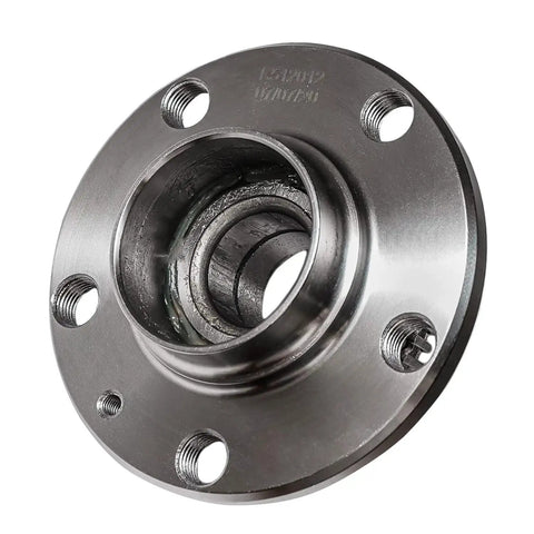 Front view of Rear 2-Piece Wheel Bearing Hubs Assembly Replacement For Volkswagen Jetta Beetle Golf City And Audi TT Two Wheel Bearing Kit