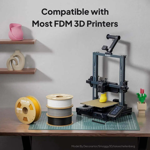 Plug And Play Beginner Friendly PLA Filament 1.75mm 1kg Spool For 3D Printing Black With High Detail And Smooth Extrusion 0.02mm Precision