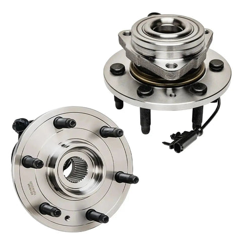 4WD Front End 16Pc Suspension Kit For Chevy Silverado Sierra GMC Yukon XL Suburban Tahoe Avalanche Escalade ESV EXT Wheel Bearing Hubs
