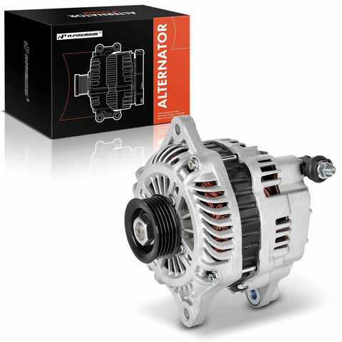 Alternator For Mazda RX-8 2009 2010 2011 R2 1.3L 12V 110A Direct Fit With Five Groove Pulley Clockwise Rotation Replacement N3R118300 A003TG5691 High Quality New Condition