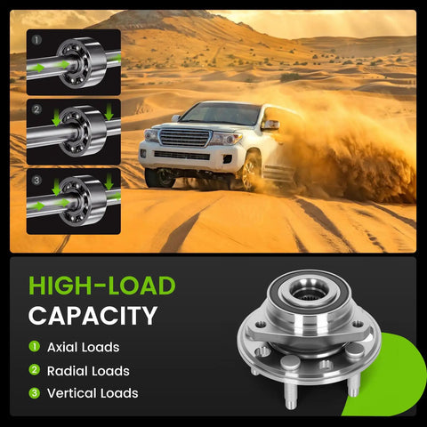 Direct Replacement Front And Rear Wheel Bearing Hub Assembly With 5 Lug And ABS Sensor For GM Vehicles High-Load Capacity