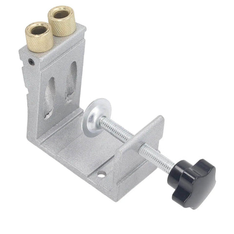 Adjustable Pocket Hole Jig Set With Inclined Punch Locator And Aluminum Alloy Drilling Guide Kit, Pro Grade Quality