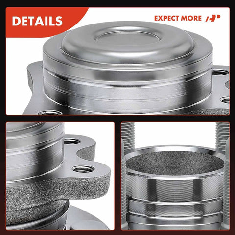 Close-up of Front Wheel Bearing And Hub Assembly For Chevrolet Colorado 2015 To 2020 And GMC Canyon 2015 To 2020 6 Lug RWD Replacement Strong Durable OEM Quality Easy Install And Long Lasting Performance