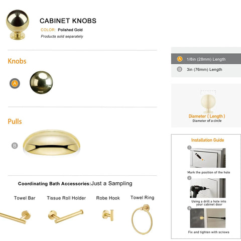 Unlacquered Brass Cabinet Knobs Five Pack Round Ball Knobs For Dresser Drawers One Point One Inch Diameter Sphere Cabinet Pulls