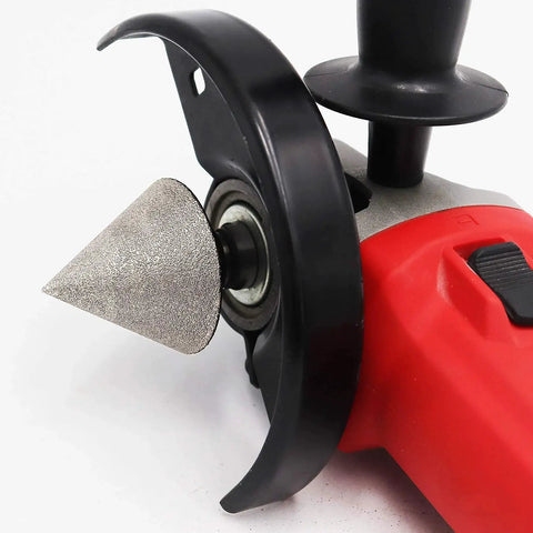 Pro Grade Diamond Beveling Chamfer Bit for Granite and Marble Tiles, 2 Inch Diamond Hole Saw With Five Eighths Inch Eleven Thread For Angle Grinder