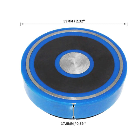 Magnetic Base Indicator Back Holder For AGD2 1 Inch Dial Indicator By HFS, Durable Blue Shell Outer Ring, 2-1/4 Inch Diameter
