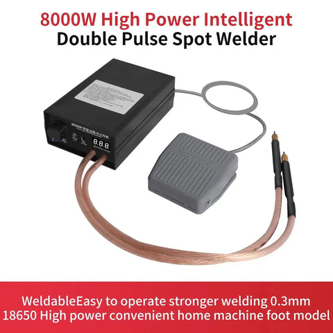 8000W Spot Welder Handheld Portable Welding Machine DIY Kit With Nickel Strip And Spot Welding Pen for battery pack