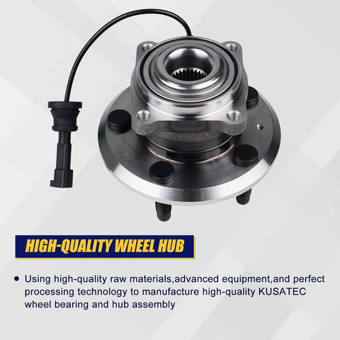 Image of 512440 Rear Wheel Bearing And Hub Assembly For Chevy Equinox And GMC Terrain Rear 2010 Through 2017 With 5 Lug And ABS