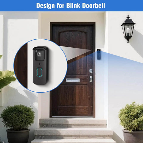 No Drill Adhesive Doorbell Mount For All New Video Doorbell Camera Second Generation Easy To Install Mounting Bracket on door