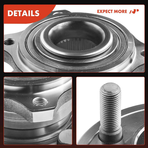 2 Pack Rear Wheel Bearing And Hub Assembly For Dodge Charger Challenger And Chrysler 300 2015 Through 2023 With 5 Lug
