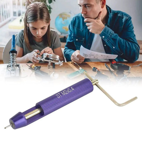 50Pcs Thread Repair Kit For Damaged Steel Threads M2 X 0.4 Stainless Wire Inserts Pro Grade Tool Set displayed with users.