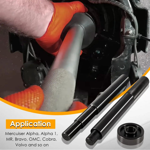 Gimbal Bearing Alignment And Install Kit Heavy Duty Engine Alignment Tools Set Fits Mercruiser Alpha 1 Bravo Volvo OMC Cobra And More 3 Pack shown in use