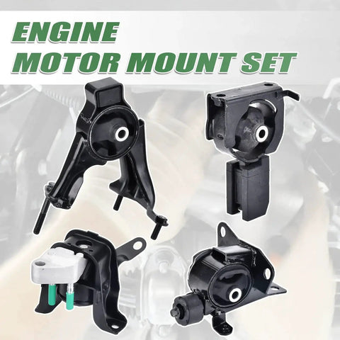 Engine And Transmission Mount Kit For Corolla Matrix Pontiac Vibe 1.8L 2003 2004 2005 2006 2007 2008 Direct Replacement Mounts A4218 A4219 A4220 A4221