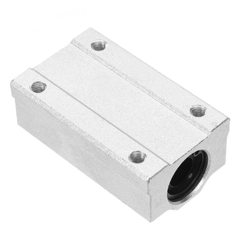 Heavy Duty 2 Pack SCS12LUU Linear Motion Ball Bearing Slide Bushings, 70mm long aluminum block for 12mm rod, silver tone