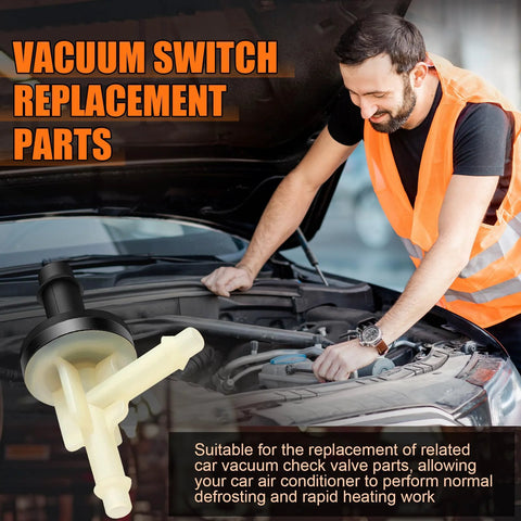 Automotive vacuum check valve set, four plastic valves for YG193 vacuum lines