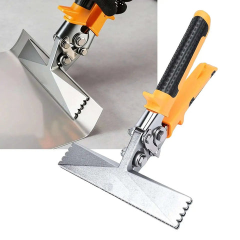 6 Inch Sheet Metal Bending Pliers With Straight Jaw Hand Seamer For HVAC Systems, ergonomic non-slip handle, use on metal sheet