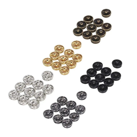 Lightweight 5mm Snap Button Fasteners 100 Piece Set For Garments And Fabrics Five Color Assortment Ideal For Skirts Dresses