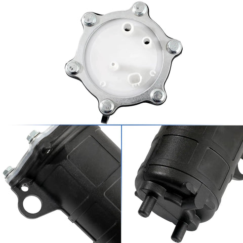 Fuel Pump Replacement For Rancher 420 ATV TRX420 2007 Through 2014 And Foreman 500 TRX500 2012 Through 2013 TRX700XX 2008 Through 2009 OE Part 16700 HP5 602 Direct Fit Plug And Play Fuel Pump Assembly Not For Rubicon Models Premium Aftermarket Quality. Close-up view of fuel pump parts.