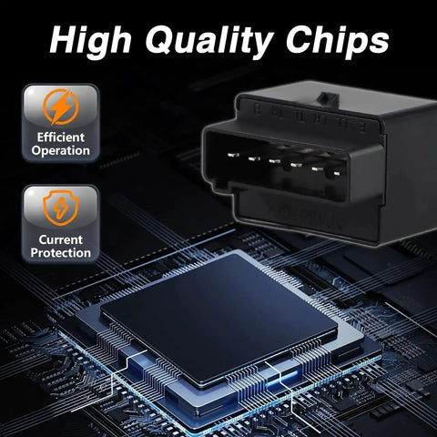 LED Flasher Relay Assembly Compatible With Honda Accord 2003 2007 Ridgeline 2006 2014 circuitry and connection points close-up