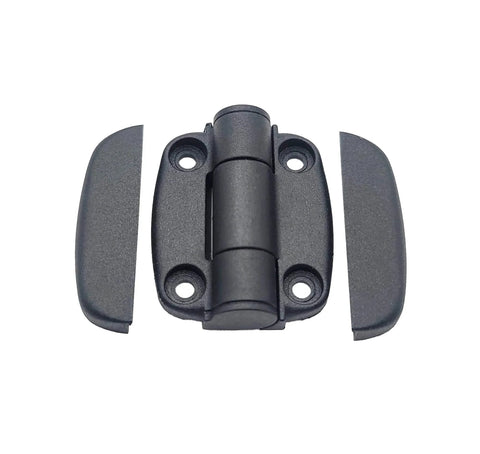 Nylon Butt Hinge Surface Mount Free Swinging 180 Degree Range With 49mm Length 44mm Width And 14mm Height Matte Black Wear Resistant Door Hinge