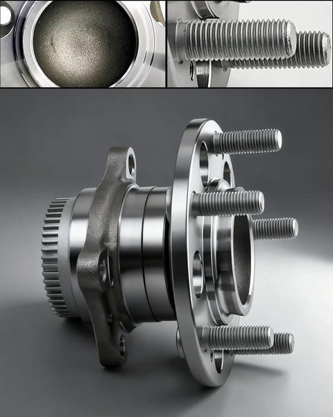 2 Pcs Rear Wheel Bearing And Hub Assembly Replacement For 2011 2016 Elantra 2013 2014 Elantra Coupe shown in close-up view
