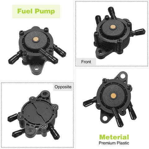 Four Pack Lawn Mower Fuel Pumps Replacement Kit For Easy Starts No Fuss Durable Black Pumps Compatible With 491922 691034 692313 808492 808656 808281 Engines Save Time And Energy On Yard Work