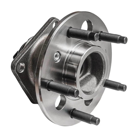 2pc Rear Wheel Hub and Bearing Assembly for Chevrolet Malibu, Buick Lucerne LeSabre, Cadillac DTS DeVille, Oldsmobile Aurora and Pontiac Grand Am, 5-lug with ABS Sensor Cap Replacement close-up