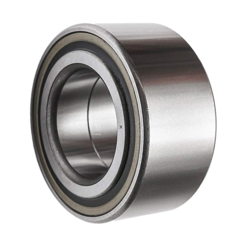 Front Wheel Bearing Assembly For Hyundai Sonata Santa Fe Kia Optima Kia Sportage Rondo Dodge Stealth 3000GT Driver Or Passenger Side Complete Replacement Direct Fit 510034, metal cylindric form, side view.
