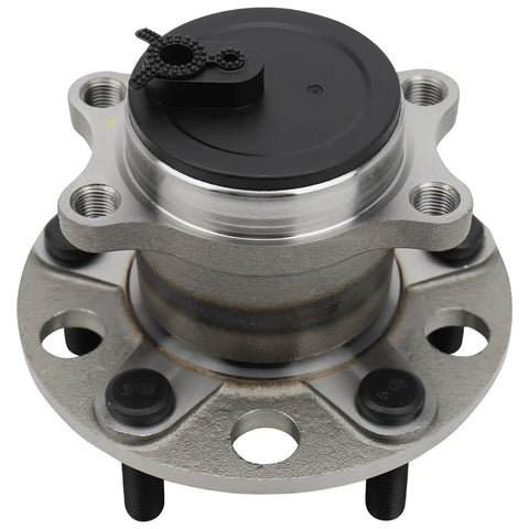 Front view of Beefy Rear Wheel Hub And Bearing Assembly Pair For Mitsubishi Lancer 2008 Through 2015 Outlander