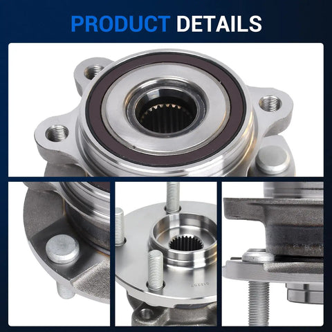 Front Wheel Bearing Hub Assembly 513257 Fits Toyota RAV4 06-12 2.4L 2.5L, Scion tC 11-16, xB 08-15, Prius V 12-18
