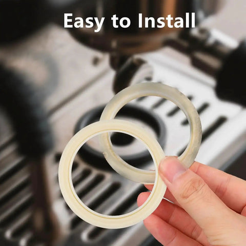 Two 54mm Silicone Steam Rings Replacement Gasket For 54mm Group Head Espresso Machines Easy Install Durable Food Grade Seals BPA Free Reusable No Mess