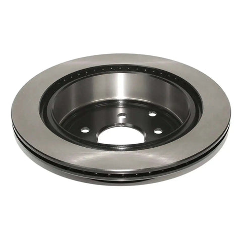 Front view of Electrophoretic Coated Rear Vented Brake Rotor with Superior Salt Spray Resistance and Corrosion Protection.
